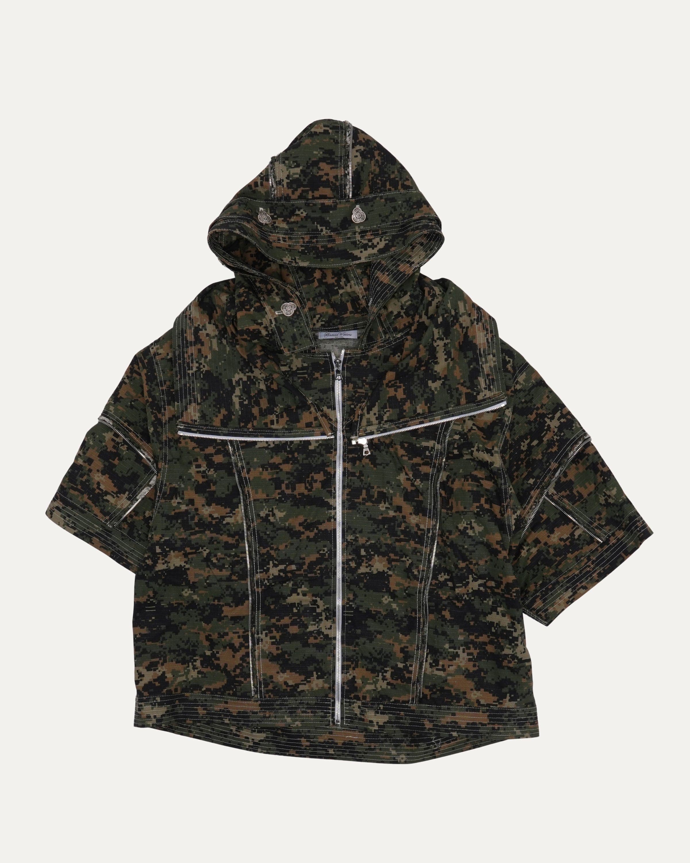 Herman Winters Camo Hooded Jacket — at Justin Reed